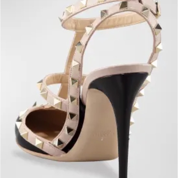 Valentino 100m rock stud slingback high heel - Picture 2 of 8